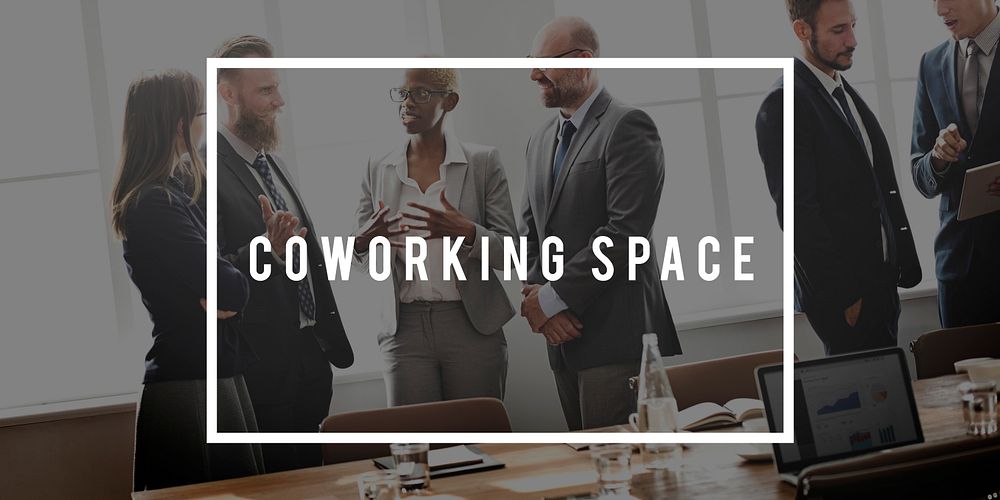 Coworking Space Office  Corporate Business Concept