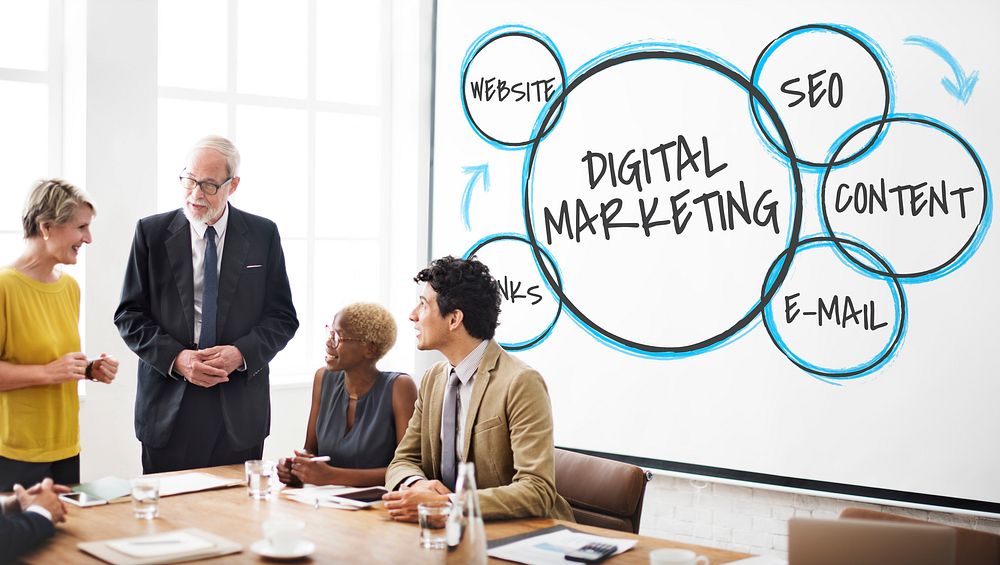 Digital Marketing Branding Loyalty Graphics