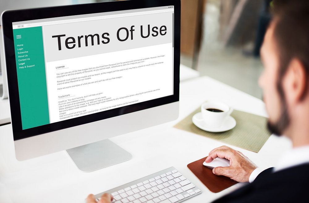 Terms of Use Conditions Rule Policy Regulation Concept