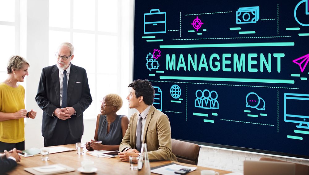 Management Coaching Controlling Leadership Concept