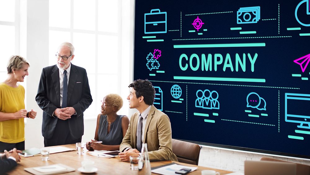 Company Business Collaboration Ideas Teamwork Concept