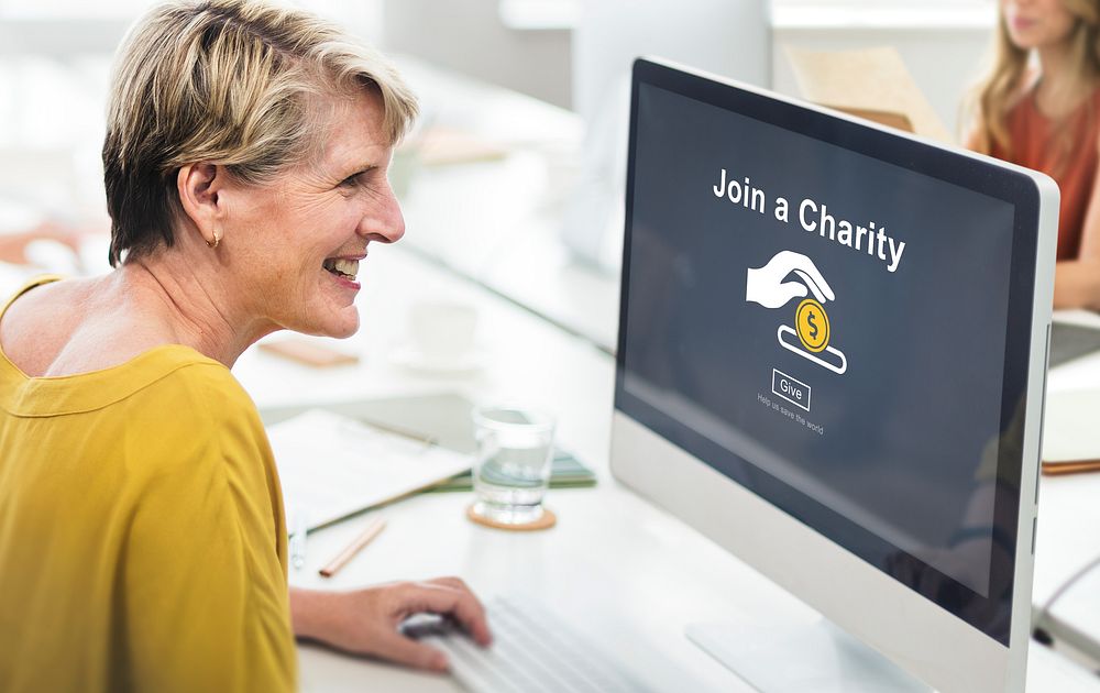 Join Charity Give Money Concept