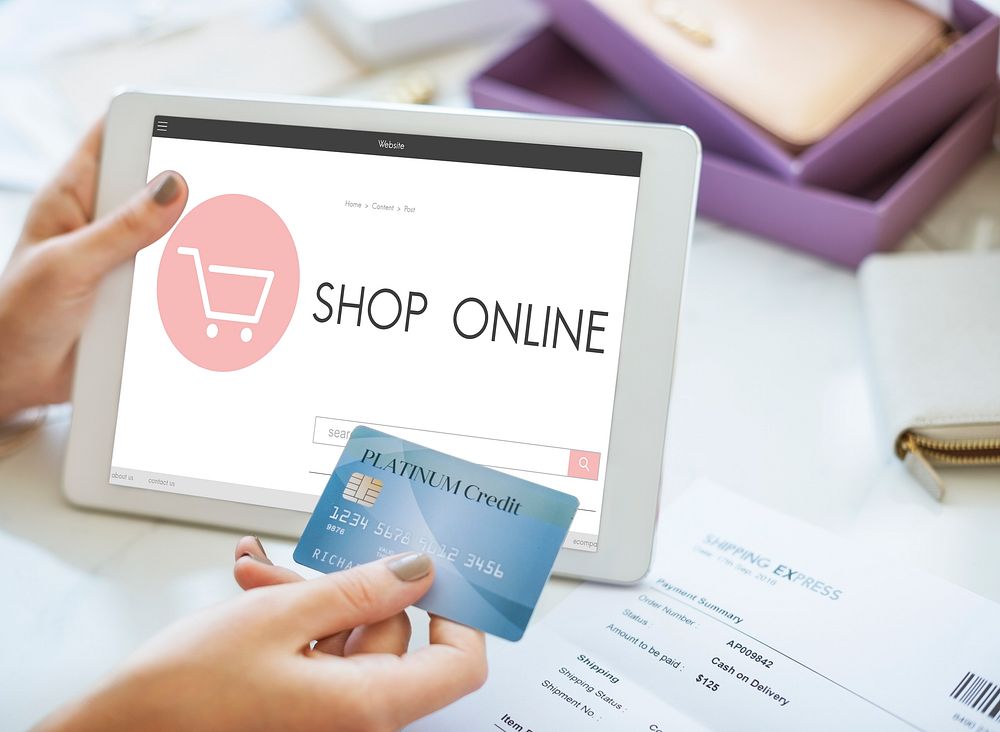 E-commerce Shop Online Homepage Sale Concept