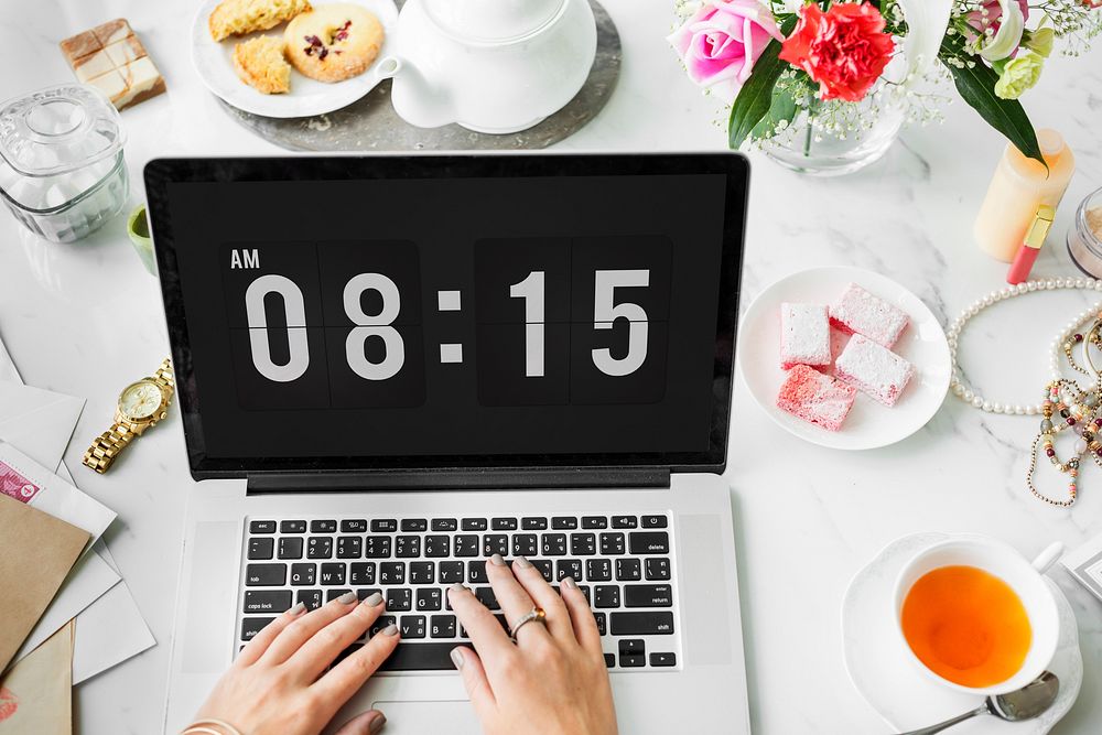 Clock Alarm Punctual Time Management Personal Organizer Concept