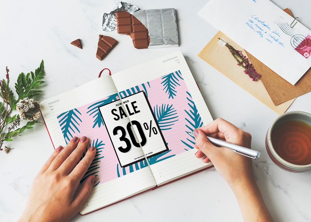 Sale Discount Promotion Marketing Graphic Concept