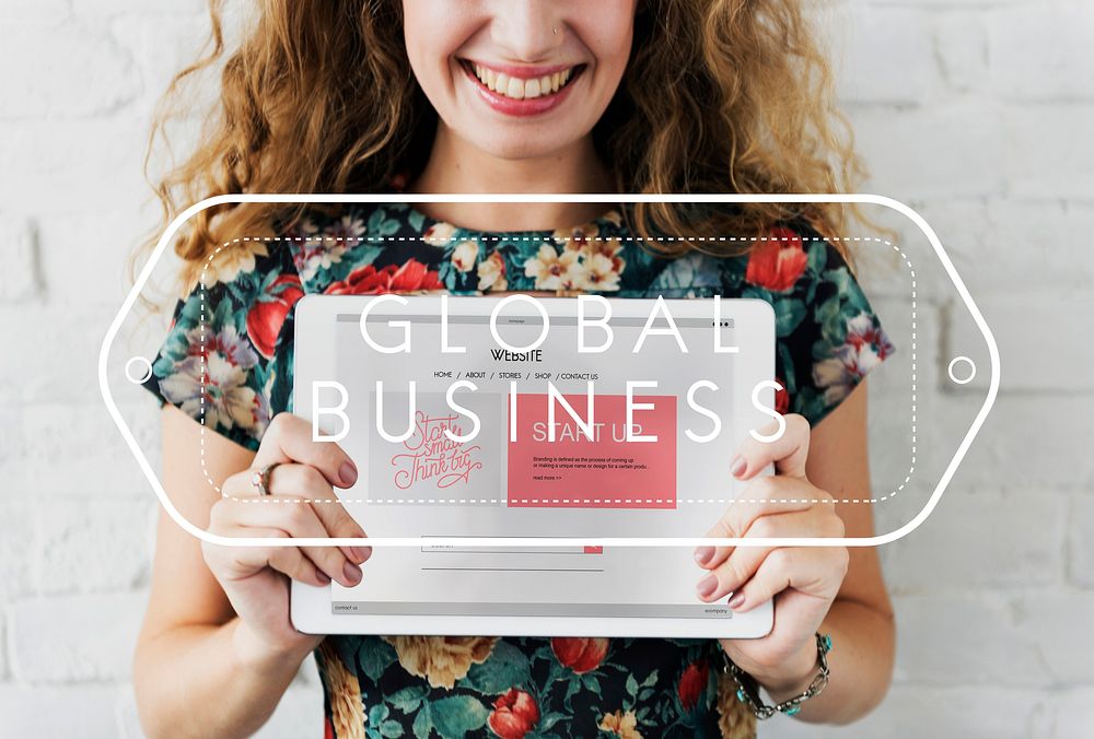 Startup Business Development Digital Tablet Concept