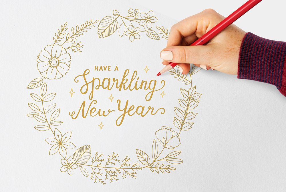 Have a Sparkling New Year Celebration Greeting Card