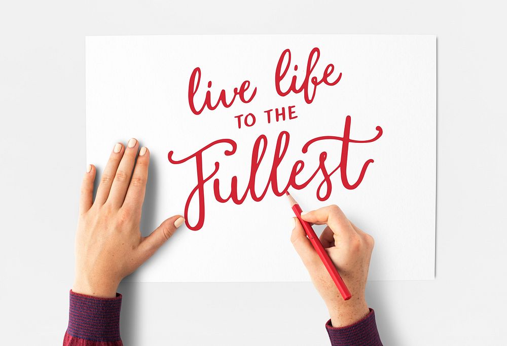 Live life to the fullest quote message