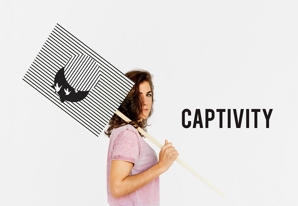 Graphic of bird unleashed from captivity to freedom