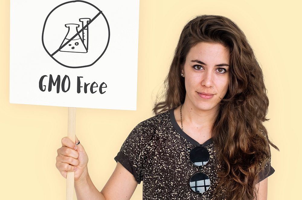 GMO Free Healthy Lifestyle Concept