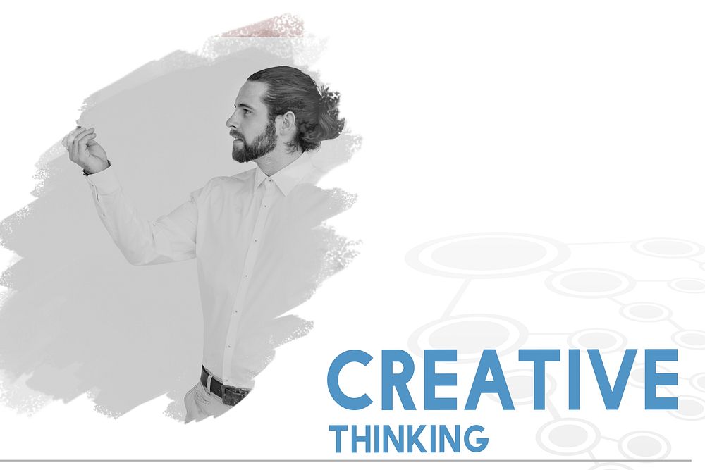 Creative Thinking Fresh Ideas Inspiration Word Graphic