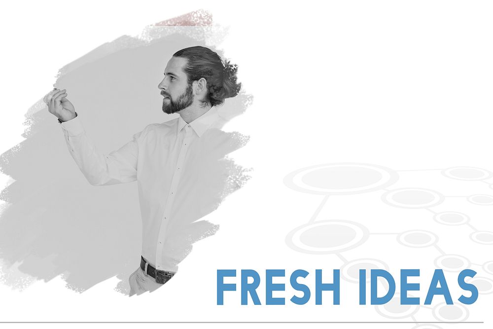 Creative Thinking Fresh Ideas Inspiration Word Graphic