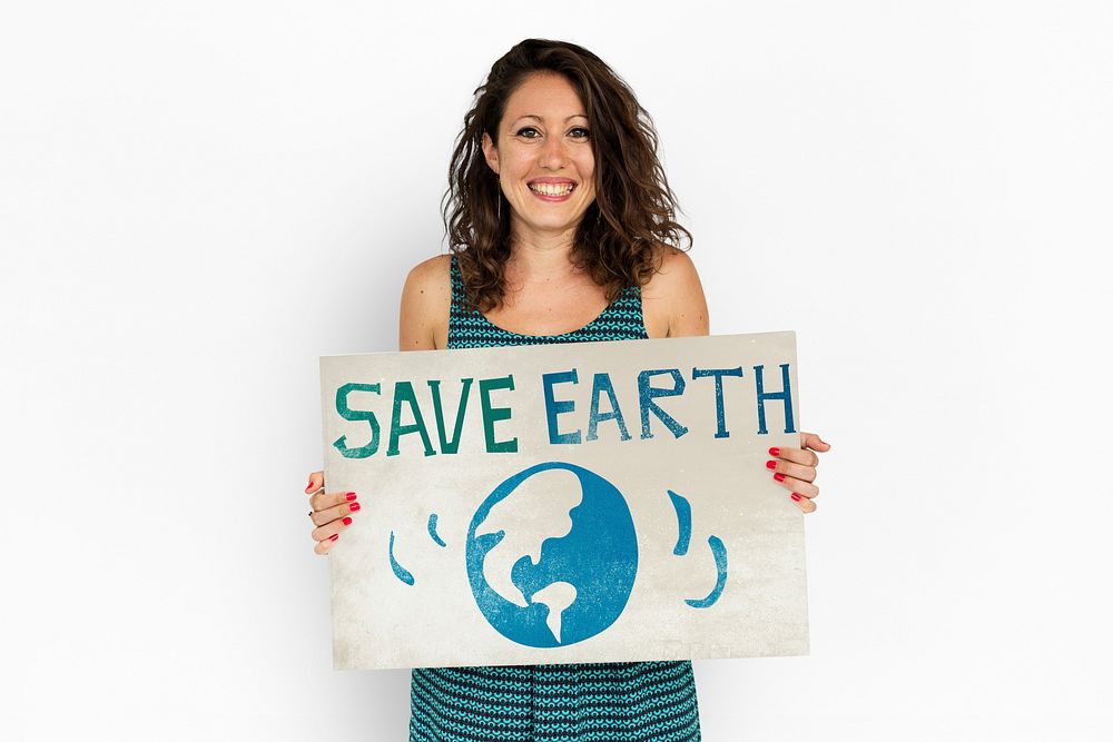 Earth Day Globe Icon Sign Graphic