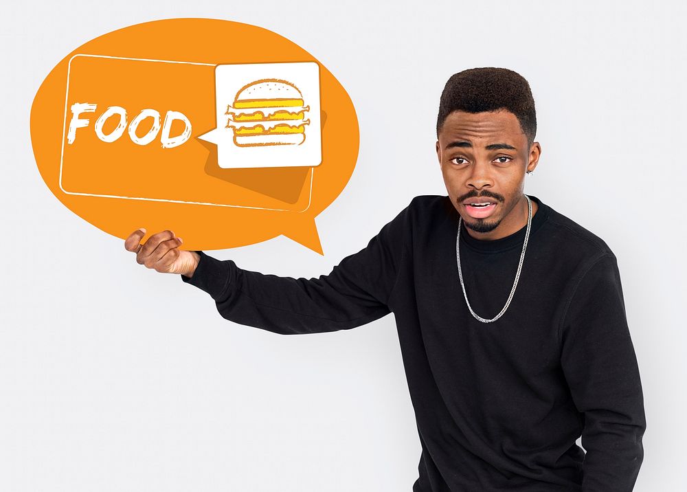 Burger Fast Food Icon Graphic