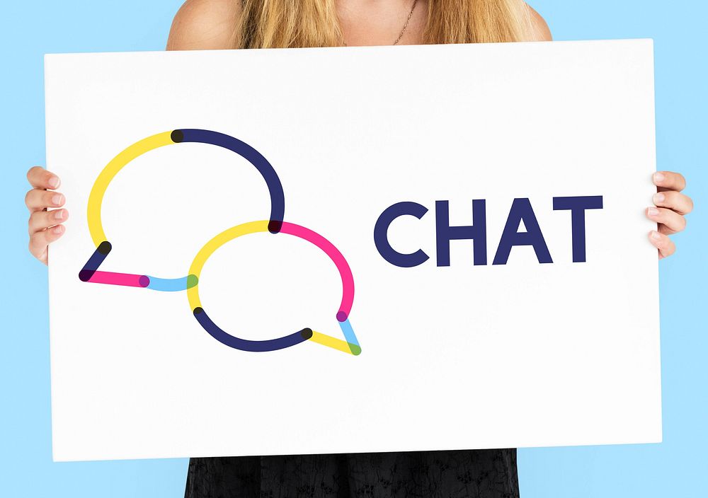 Chat online speech bubble icon