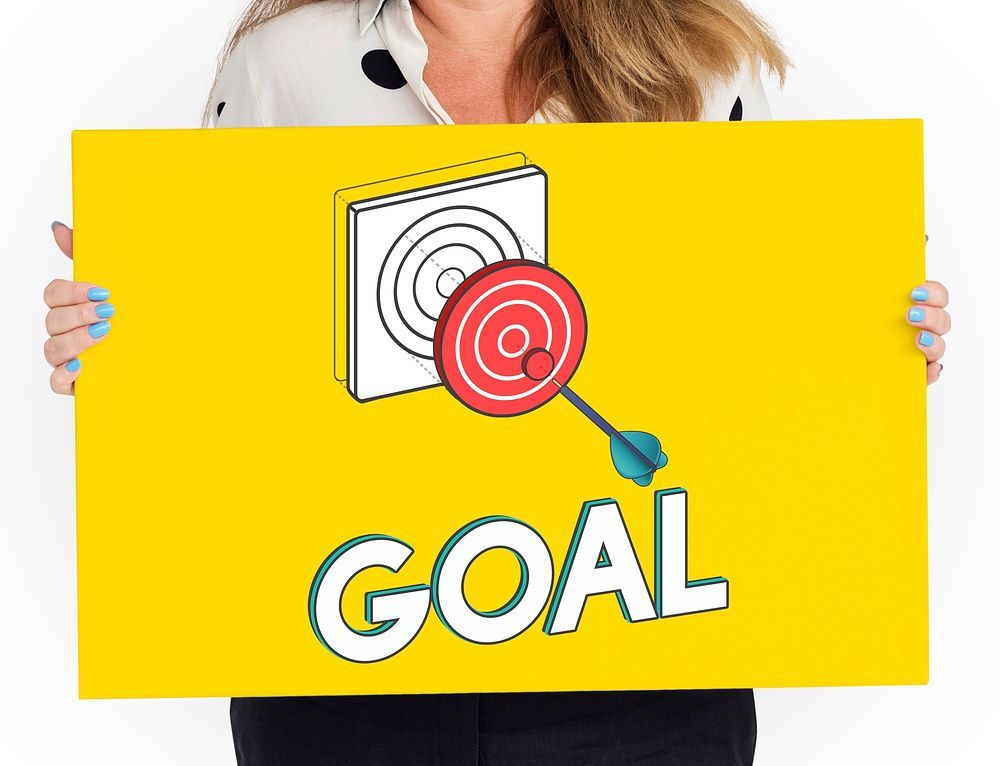 Goal focus aim sucess graphic