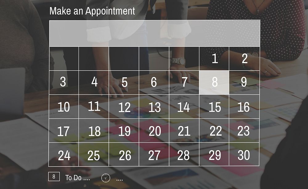 Calendar Appointment Business Date Week Month Concept