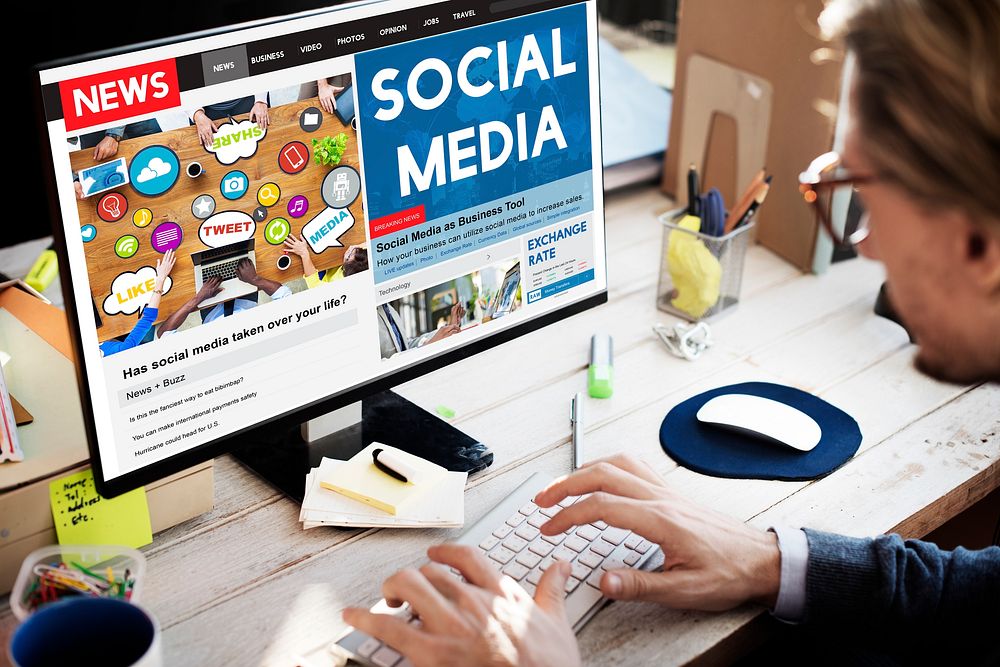 Social Media Communication Networking Online Concept