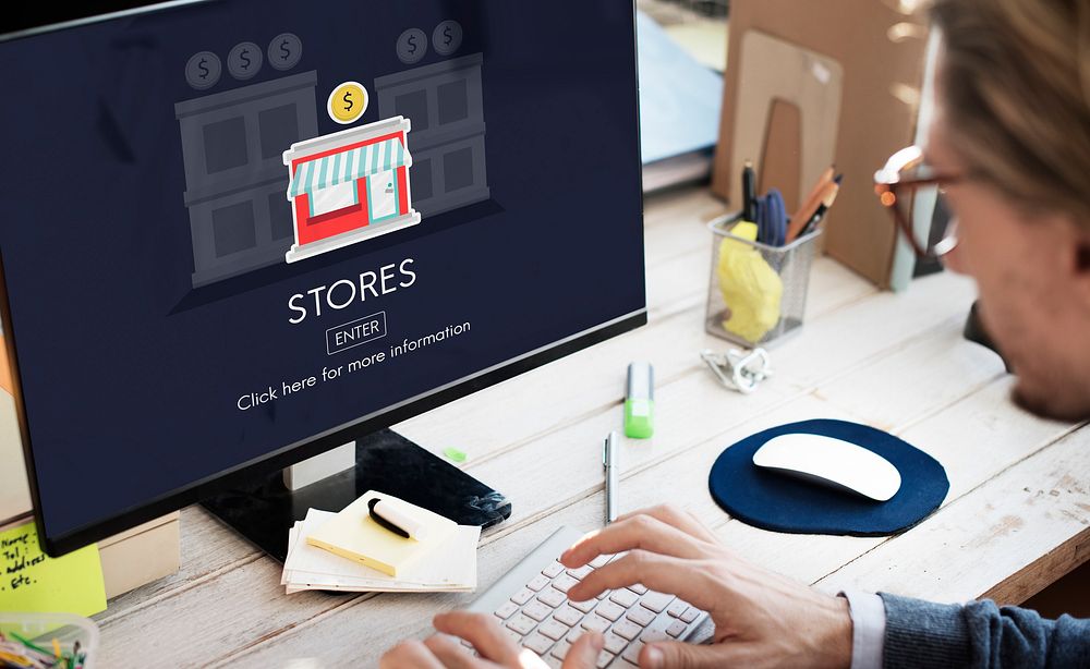Stores Shops Business Opportunity Investment Concept