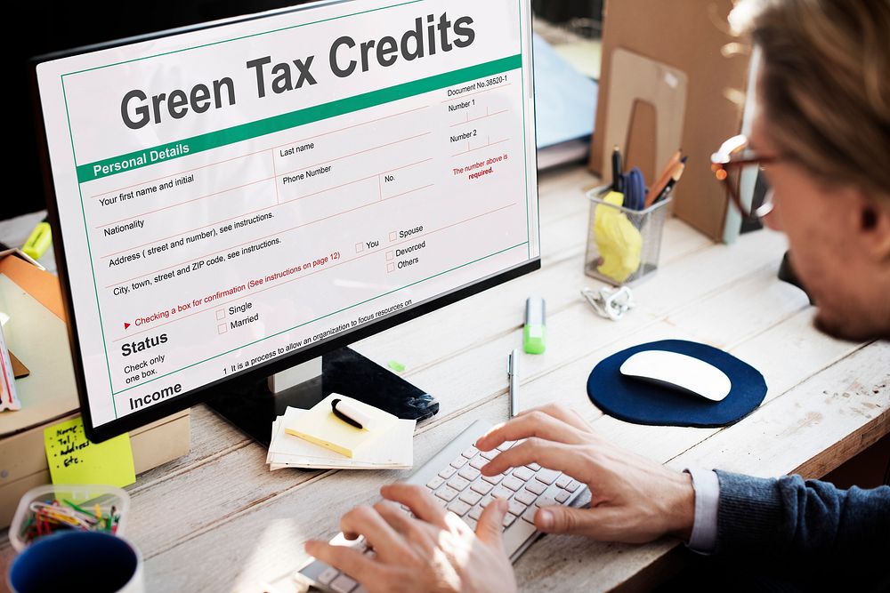 Green Tax Credits Investment Saving Debates Concept