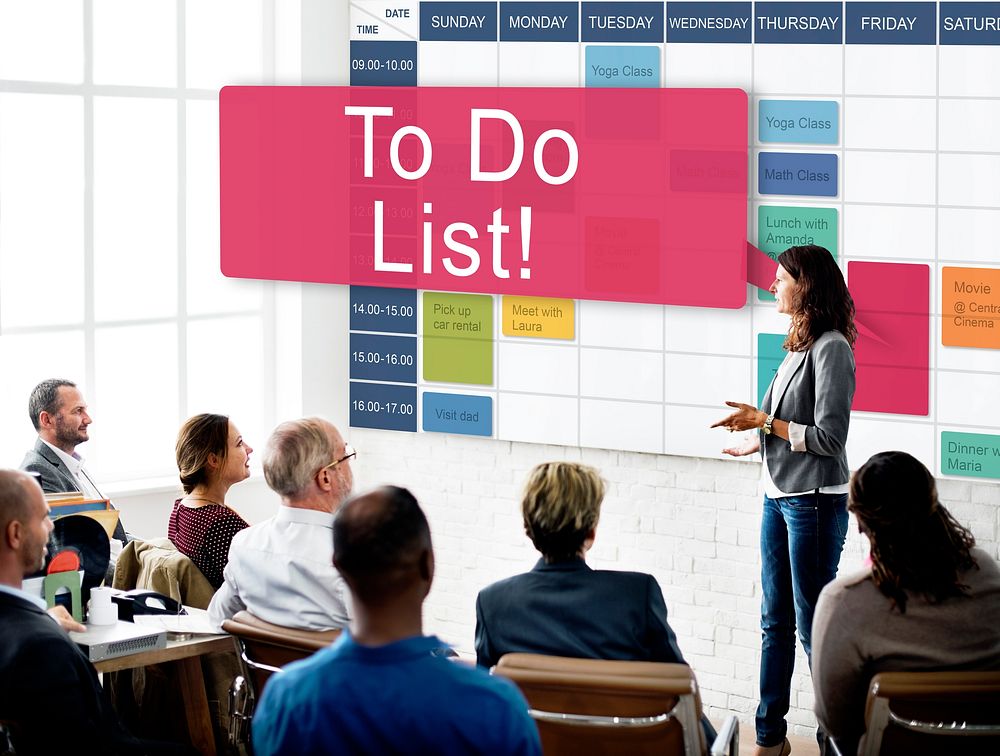 To Do List Memo Task Reminder Ideas Note Concept