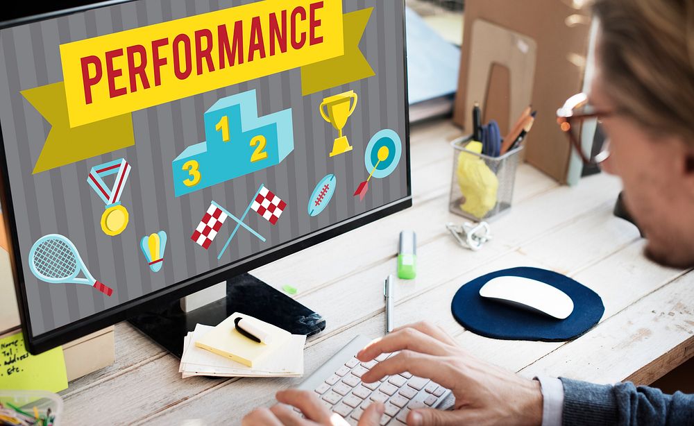 Performance Competition Goals Strategy Concept