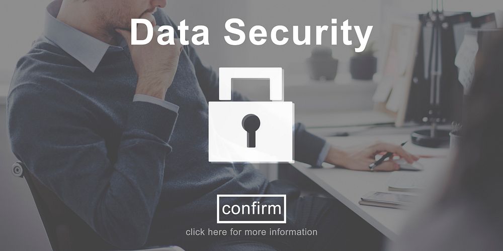 Information File Data Digital Security Protection Concept
