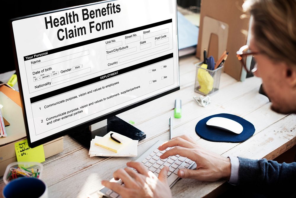 Health Check Form Claim History Record Concept