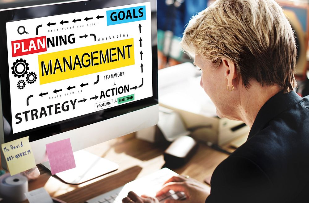 Management Organization Strategy Process Controlling Concept
