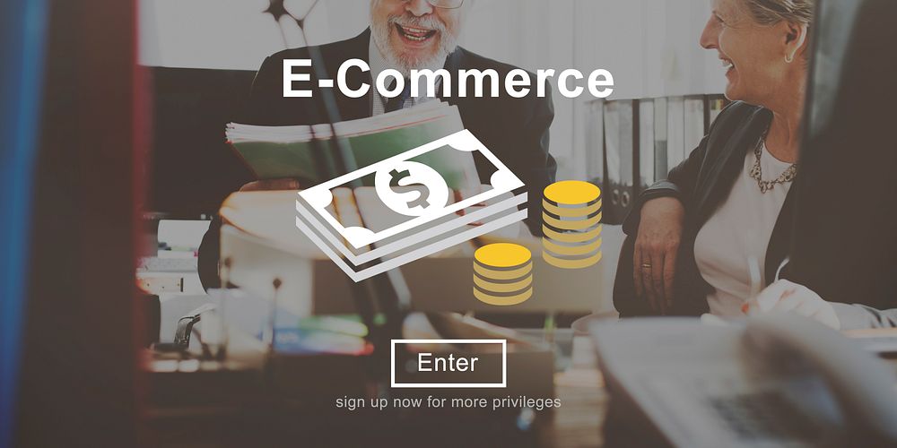E-Commerce Business Finance Online Internet Concept