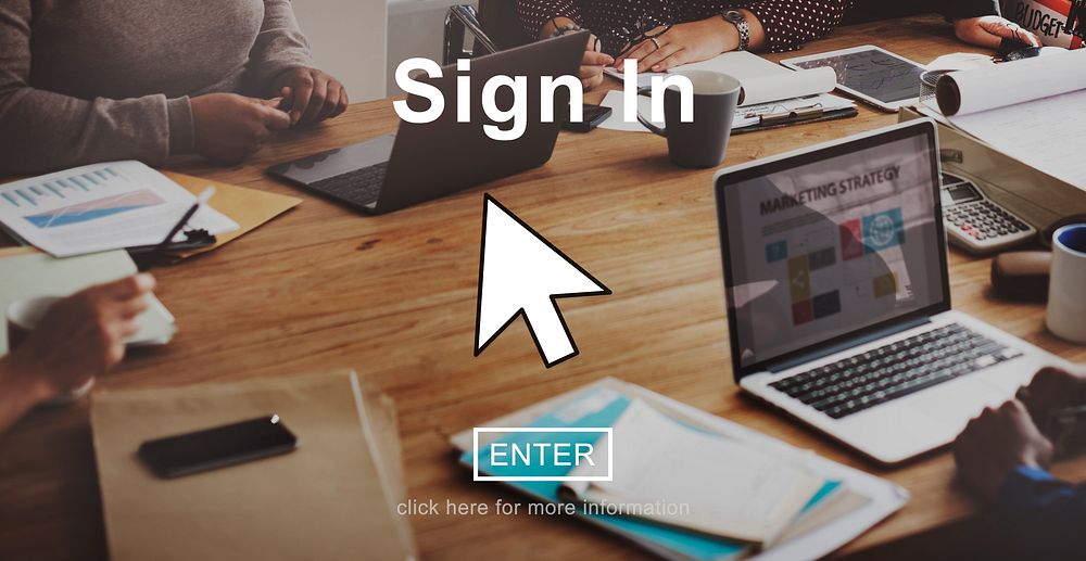 Sign in Sign up Register Homepage Concept