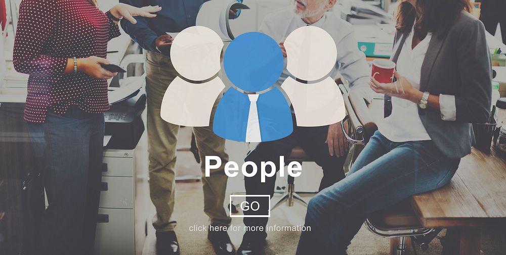 People Icon Community Homepage Information Concept