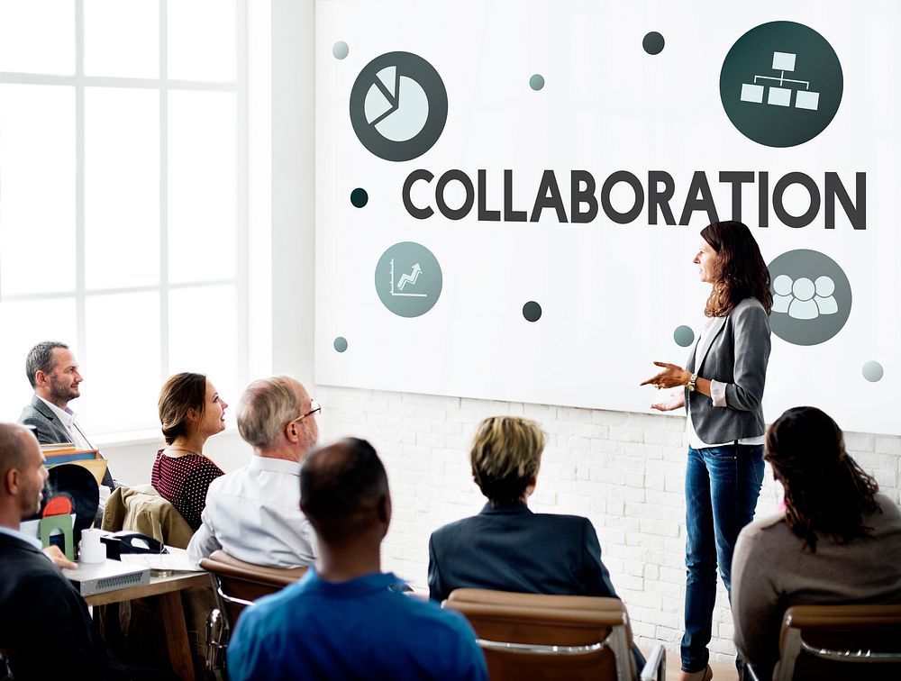 Collaboration Creative Process Marketing Strategy Concept
