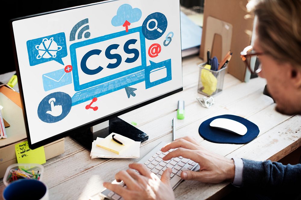 CSS Program Web Development Technology Concept