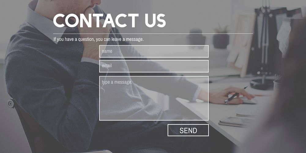 Contact Us Connection Help Communication Concept
