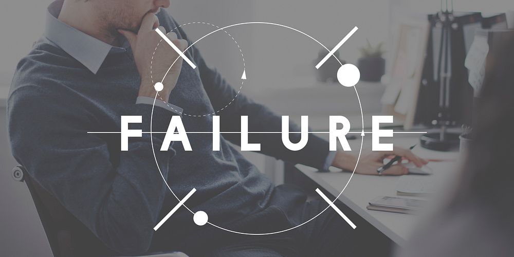 Failure Loss Unsuccessful Defeat Concept