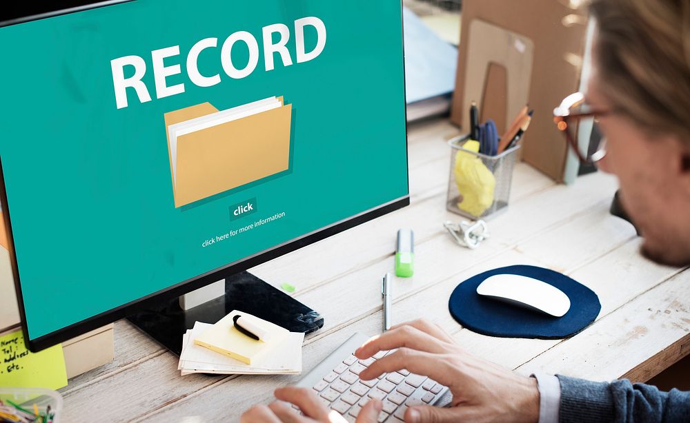 Record Confidential Privacy Infomation Data Concept