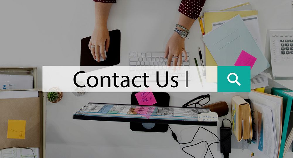 Contact Us Customer Service Support Enquiry Concept