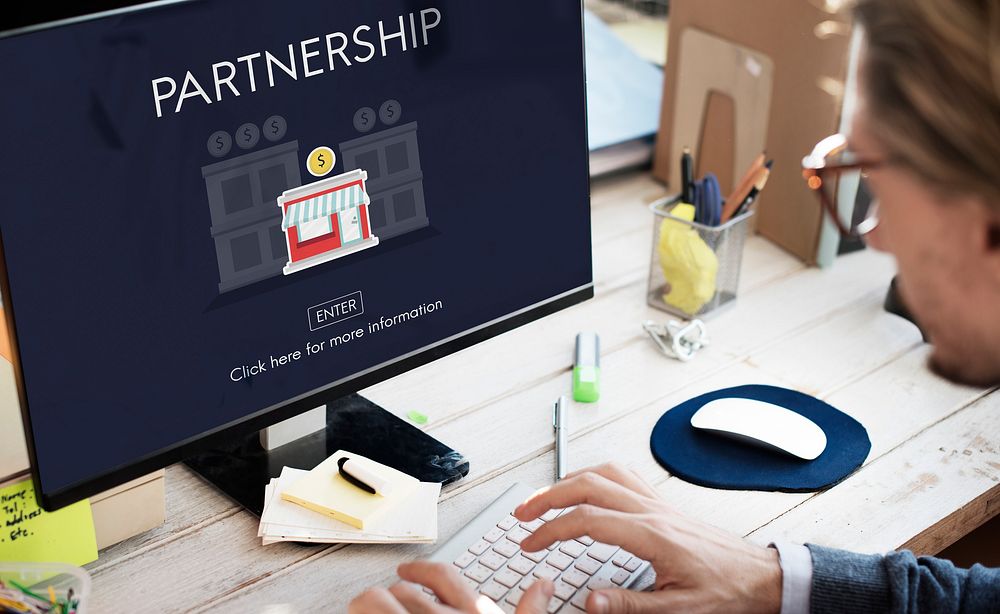 Partnership Launch Startup New Business Concept