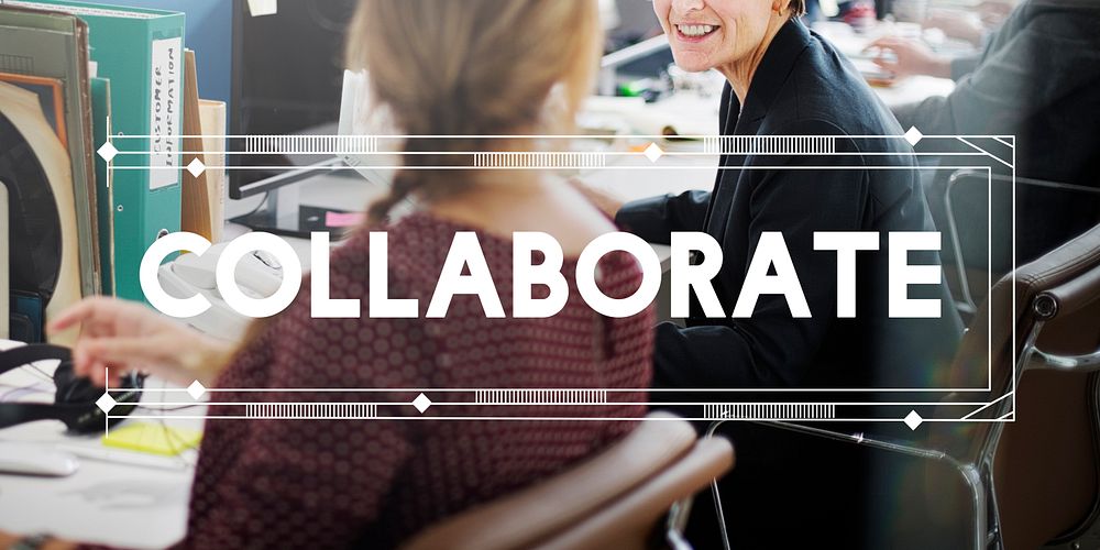 Collaborate Strategy Support Team Together Concept