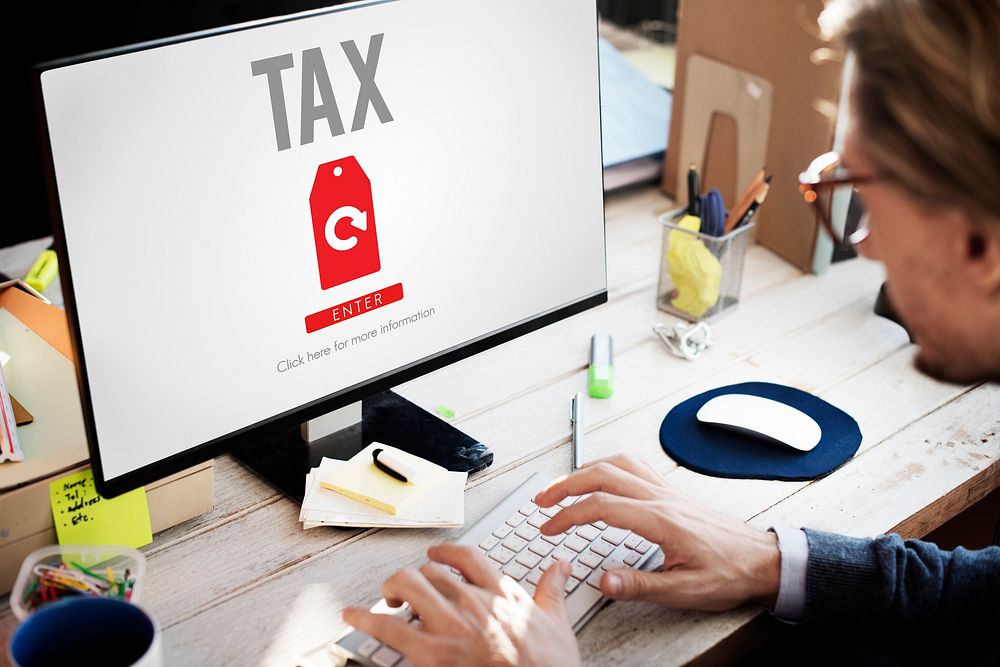 Tax Refund Fine Duty Taxation Concept