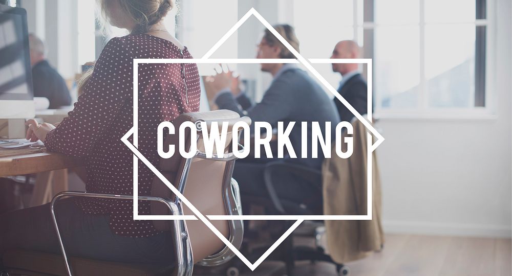 Coworking Working Corporate Colleagues Concept