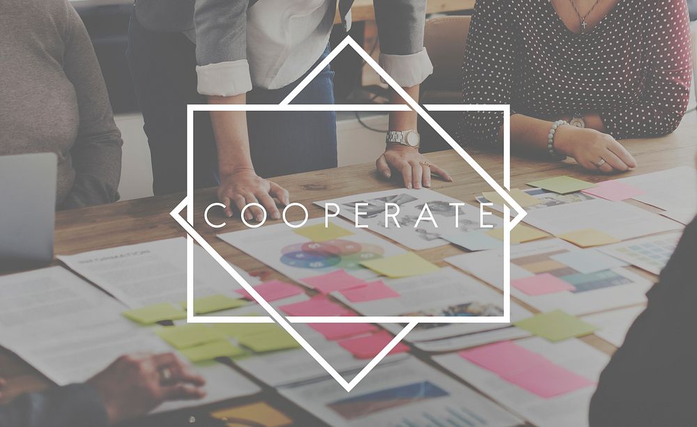 Cooperate Agreement Collaboration Partnership Concept