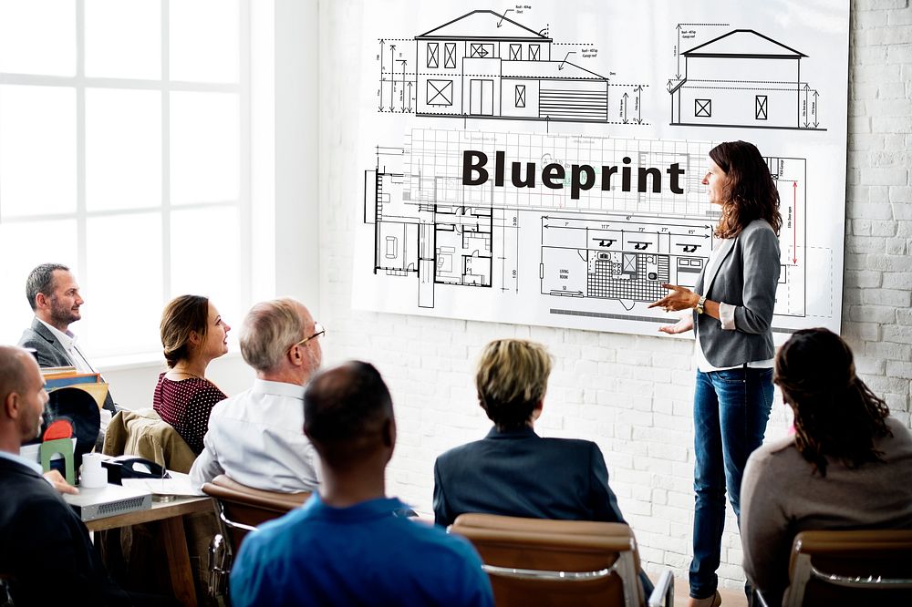 Blueprint Architecture Engineering Detailed Concept