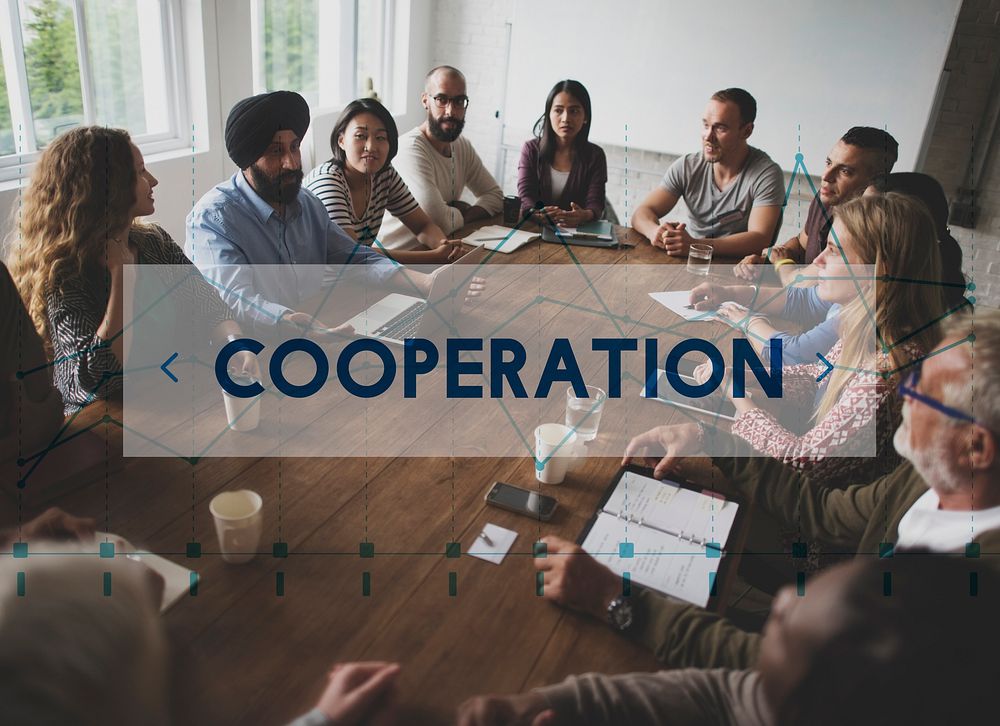 Cooperation Unity Company Organization Word