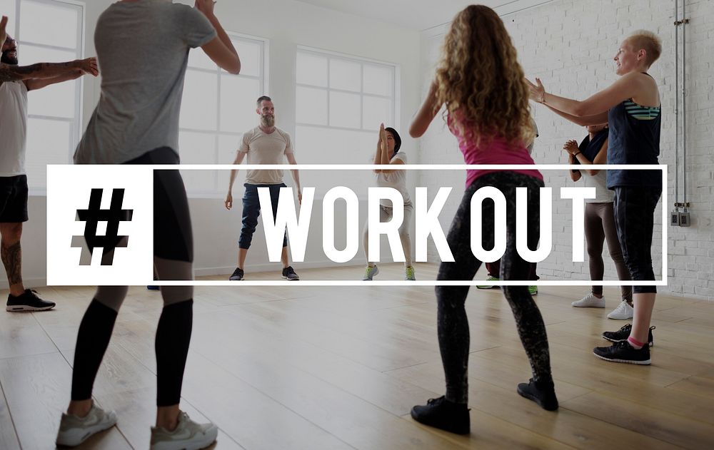 Workout Wellbeing Helthcare Fitness Concept