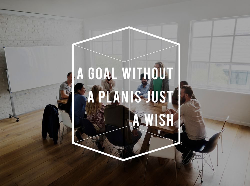 Goal Without Plan is Just a Wish Life Motivation Quote
