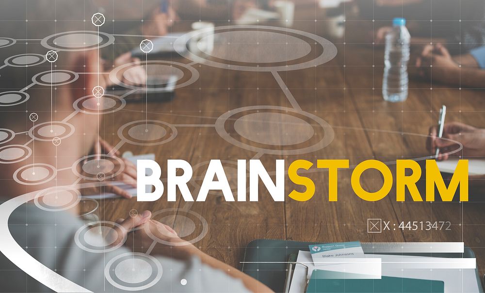 Brainstorm Meeting Planning Ideas Strategy Word