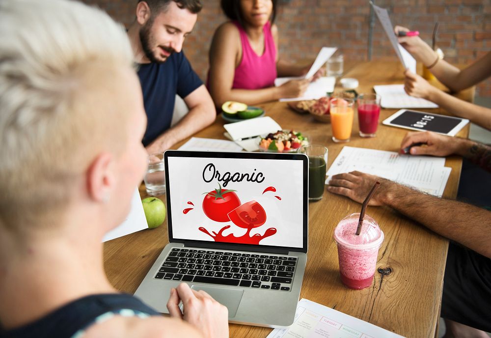 Organic Vegetables Fresh Tomato Concept