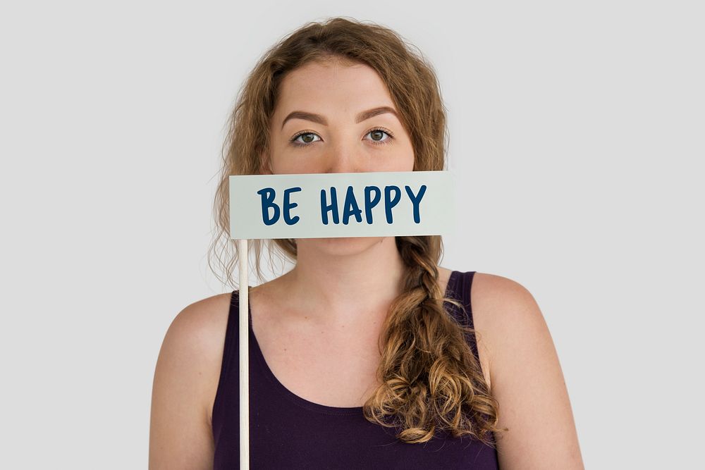 Be Happy Enjoy Lifestyle Word Concept
